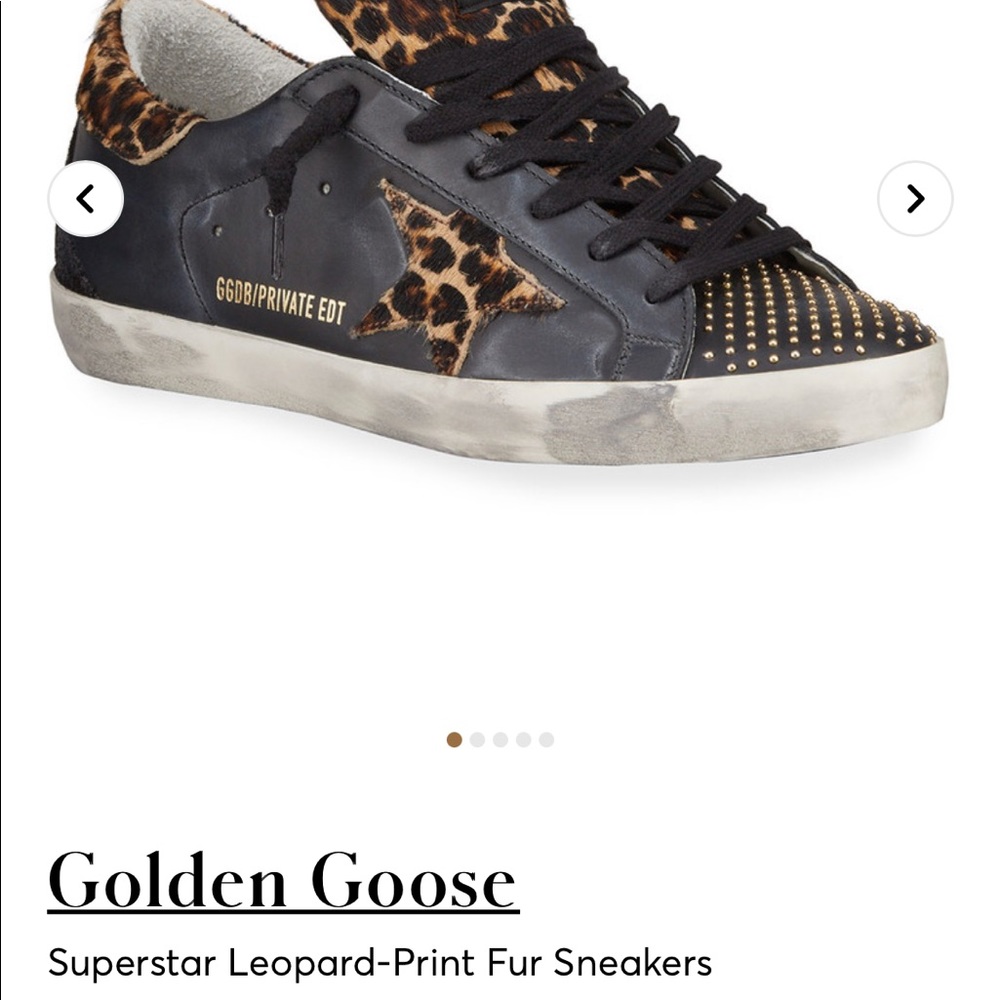 Golden goose leopard sneakers